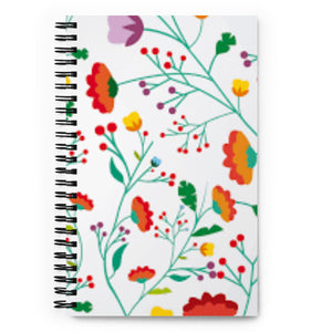 FIELD OF FLOWERS Spiral notebook