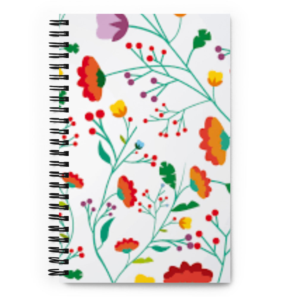 FIELD OF FLOWERS Spiral notebook