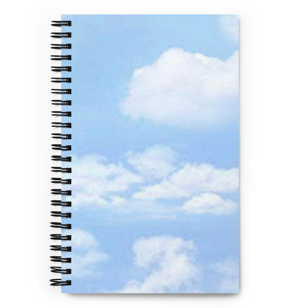 BLUE SKIES Spiral notebook