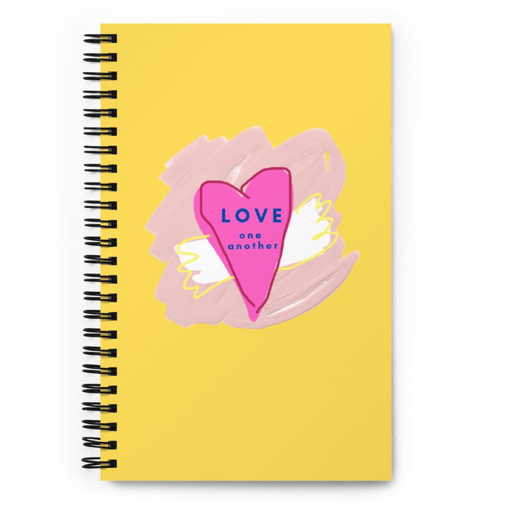 LOVE ONE ANOTHER Spiral notebook