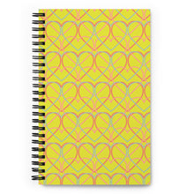 Load image into Gallery viewer, HEARTS Spiral notebook
