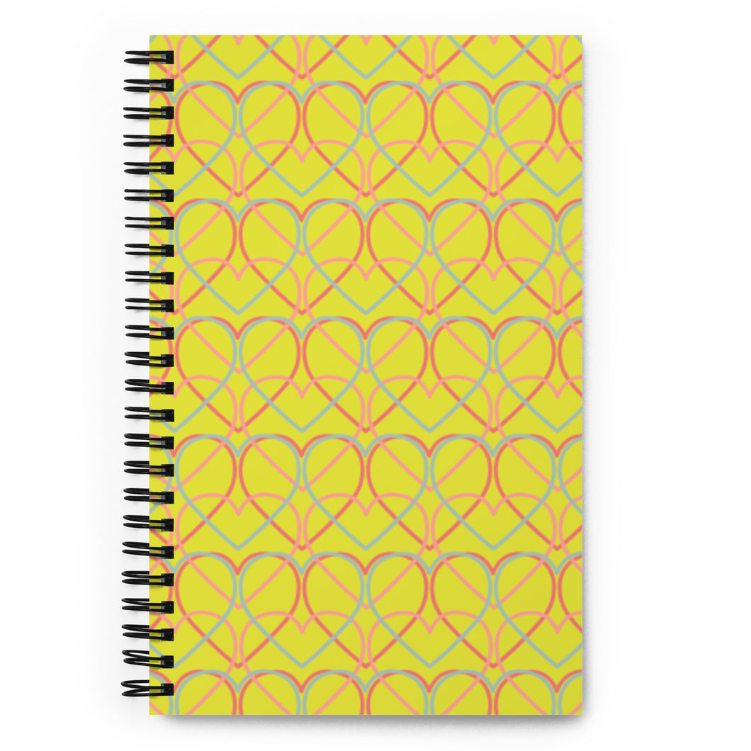 HEARTS Spiral notebook