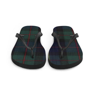 BW PLAID Flip-Flops