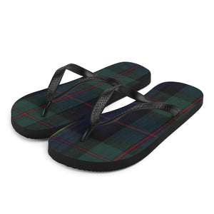 BW PLAID Flip-Flops