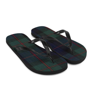 BW PLAID Flip-Flops