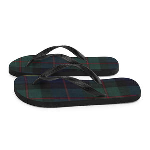 BW PLAID Flip-Flops