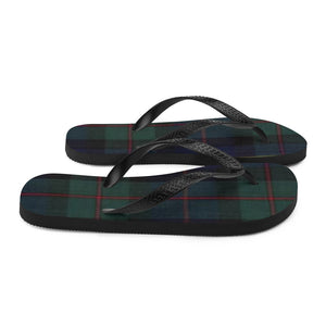 BW PLAID Flip-Flops