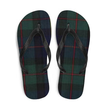 Load image into Gallery viewer, BW PLAID Flip-Flops
