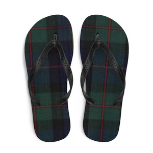 BW PLAID Flip-Flops