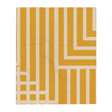 Load image into Gallery viewer, GOLD STRIPED LAWRENCE Throw
