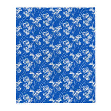 Load image into Gallery viewer, COASTAL Royal Blue Throw Blanket
