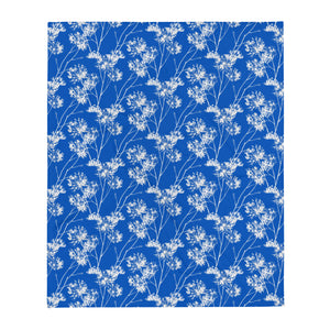 COASTAL Royal Blue Throw Blanket