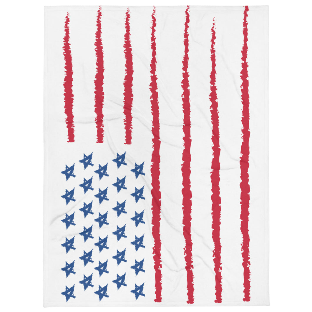 USA FLAG Throw Blanket