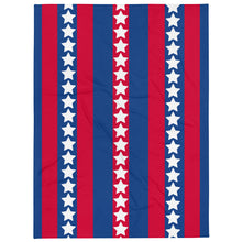 Load image into Gallery viewer, STARS AND STRIPES Throw Blanket
