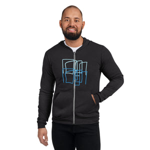 MODERN Unisex zip hoodie