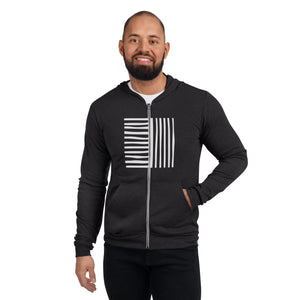 BARS & STRIPES Unisex zip hoodie