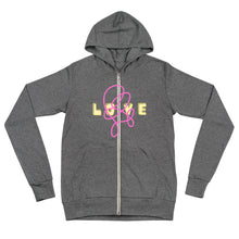 Load image into Gallery viewer, ART LOVE Unisex zip hoodie
