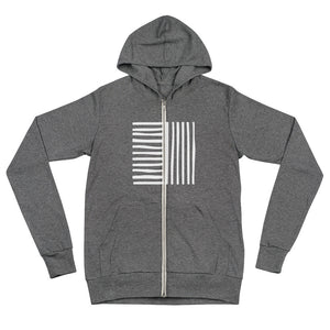 BARS & STRIPES Unisex zip hoodie