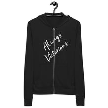 Load image into Gallery viewer, ALWAYS VICTORIOUS Unisex zip hoodie
