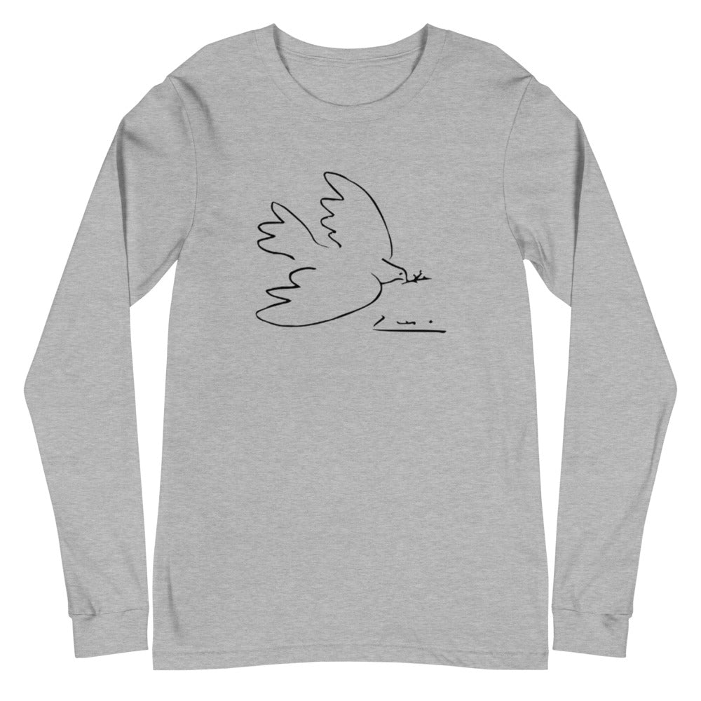 DOVE-PICASSO Unisex Long Sleeve Tee