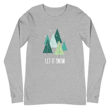 Load image into Gallery viewer, LET IT SNOW Unisex Long Sleeve Tee
