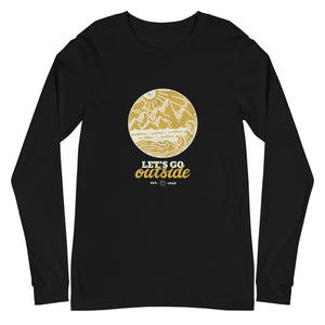 LET’S GO OUTSIDE Unisex Long Sleeve Tee