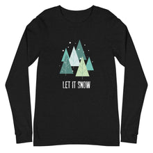 Load image into Gallery viewer, LET IT SNOW Unisex Long Sleeve Tee
