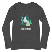 Load image into Gallery viewer, LET IT SNOW Unisex Long Sleeve Tee
