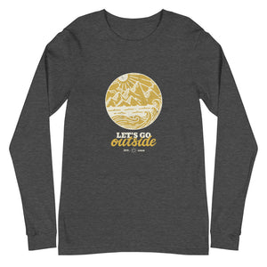 LET’S GO OUTSIDE Unisex Long Sleeve Tee