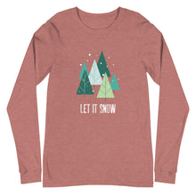 Load image into Gallery viewer, LET IT SNOW Unisex Long Sleeve Tee
