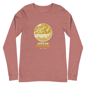 LET’S GO OUTSIDE Unisex Long Sleeve Tee