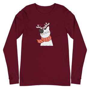 CHRISTMAS CAT Unisex Long Sleeve Tee