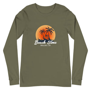 BEACH TIME Unisex Long Sleeve Tee