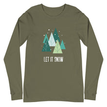 Load image into Gallery viewer, LET IT SNOW Unisex Long Sleeve Tee
