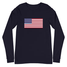 Load image into Gallery viewer, USA Unisex Long Sleeve Tee
