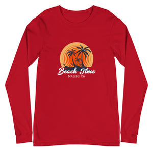 BEACH TIME Unisex Long Sleeve Tee