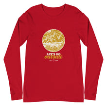 Load image into Gallery viewer, LET’S GO OUTSIDE Unisex Long Sleeve Tee
