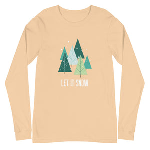 LET IT SNOW Unisex Long Sleeve Tee