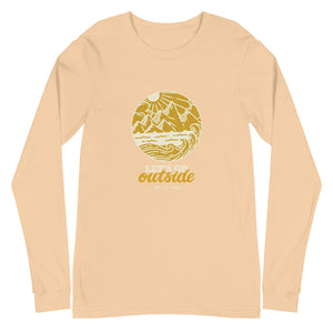 LET’S GO OUTSIDE Unisex Long Sleeve Tee