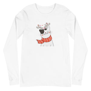 CHRISTMAS CAT Unisex Long Sleeve Tee