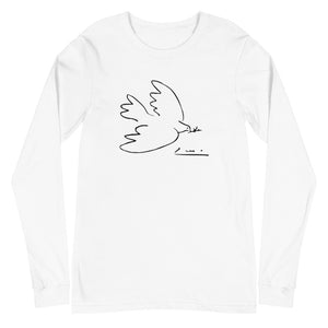 DOVE-PICASSO Unisex Long Sleeve Tee