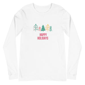 HAPPY HOLIDAYS Unisex Long Sleeve Tee