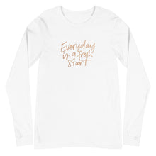 Load image into Gallery viewer, FRESH START Unisex Long Sleeve Tee
