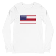 Load image into Gallery viewer, USA Unisex Long Sleeve Tee
