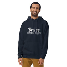 Load image into Gallery viewer, BRAVE AND STRONG Unisex Hoodie
