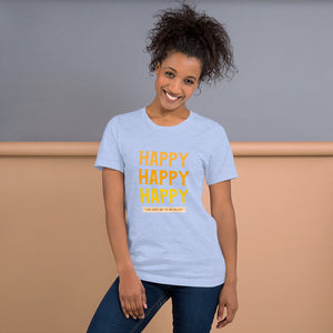 HAPPY Short-Sleeve Unisex T-Shirt