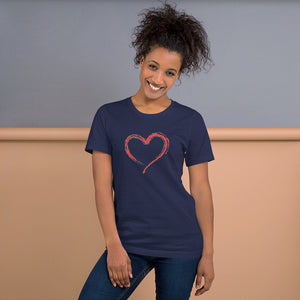 MODERN HEART Short-Sleeve Unisex T-Shirt