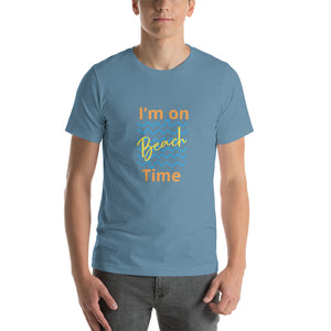 I’M ON BEACH TIME Short-sleeve unisex t-shirt