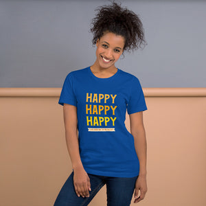 HAPPY Short-Sleeve Unisex T-Shirt