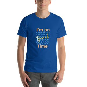 I’M ON BEACH TIME Short-sleeve unisex t-shirt